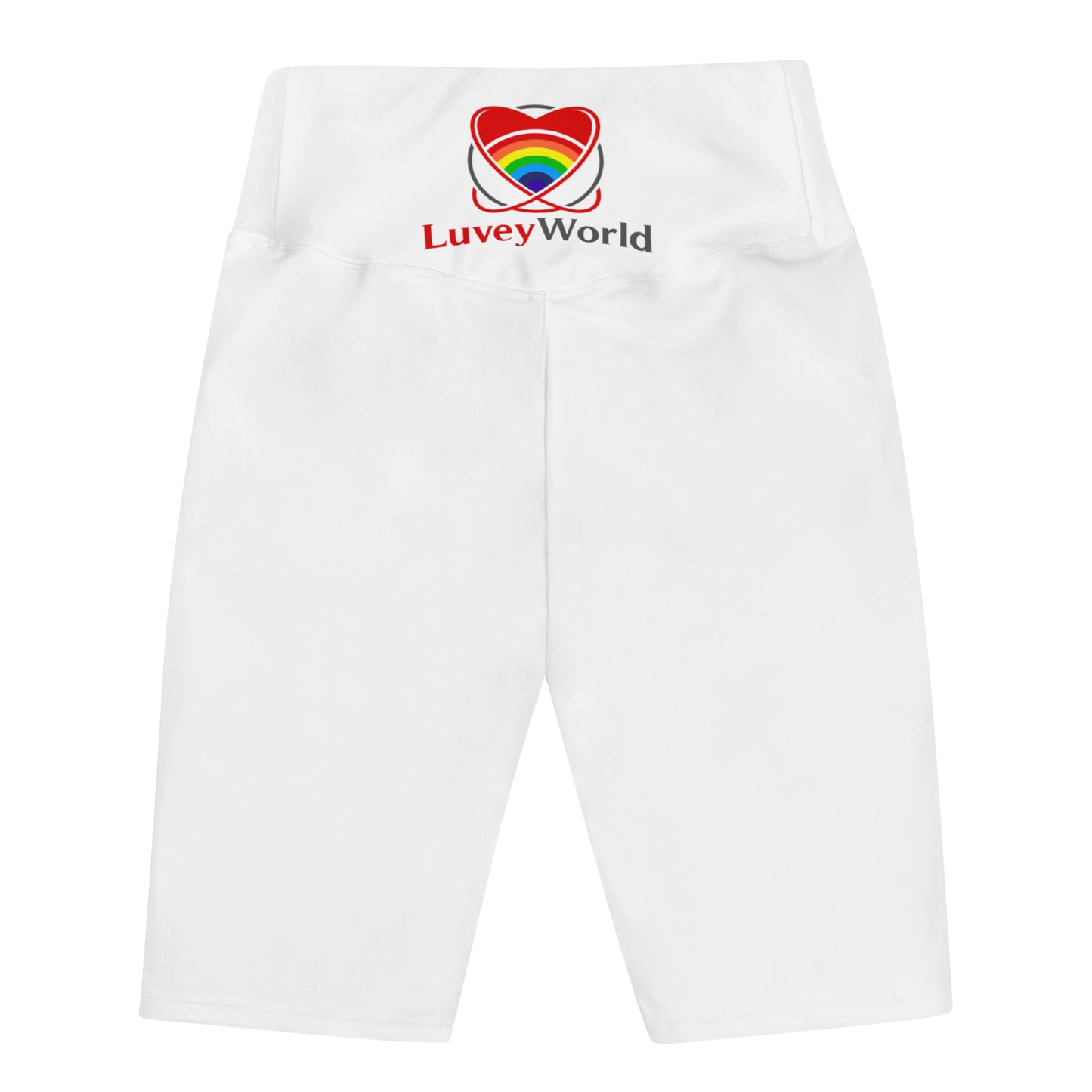 LuveyWorld waist logo Biker Shorts