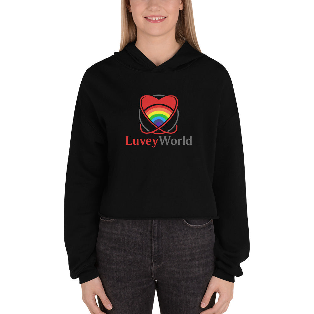LuveyWorld Low Crop Hoodie