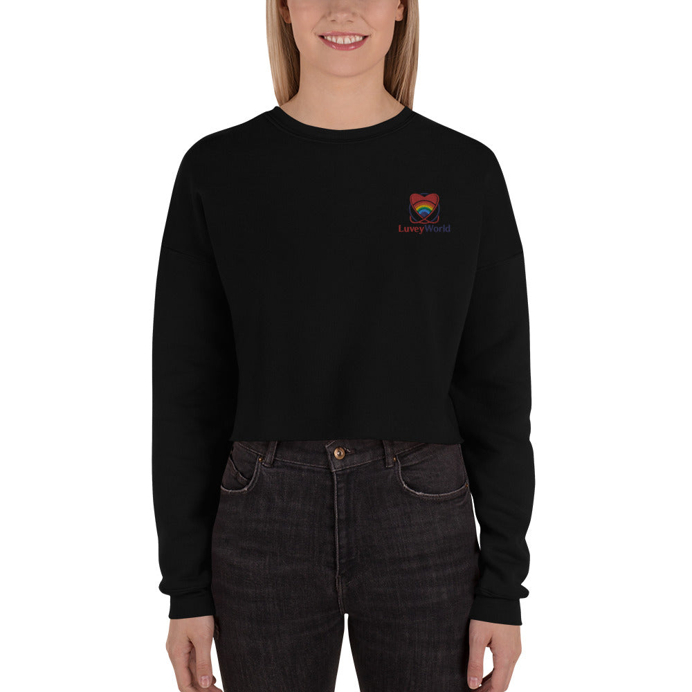 LuveyWorld high Cropped Sweatshirt